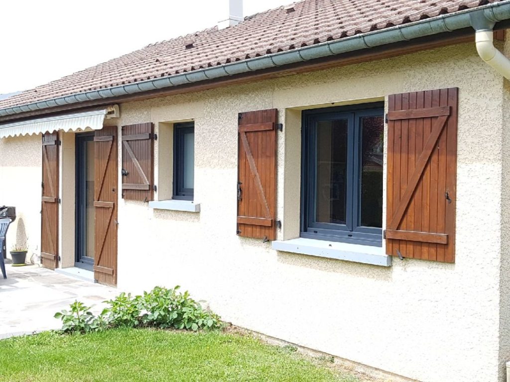 Fenêtre PVC anthracite