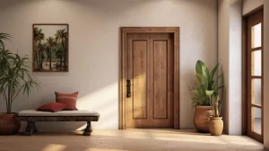 cadre de porte en bois